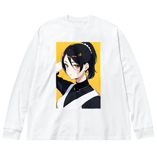 カッコいい黒髪美人 Big Long Sleeve T-Shirt