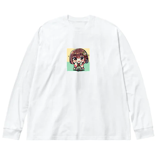 和服女子 Big Long Sleeve T-Shirt