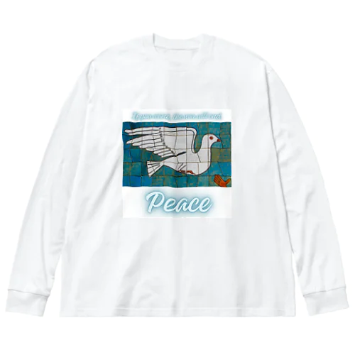 Peace　平和の鳩 Big Long Sleeve T-Shirt