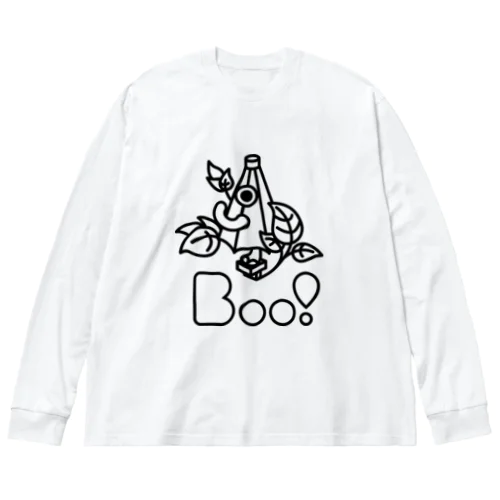 Boo!(からかさおばけ) ビッグシルエットロングスリーブTシャツ