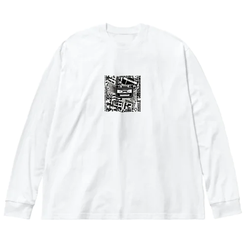 新たな懐かしさがあふれるヴィンテージなカセットテープが登場！ Big Long Sleeve T-Shirt