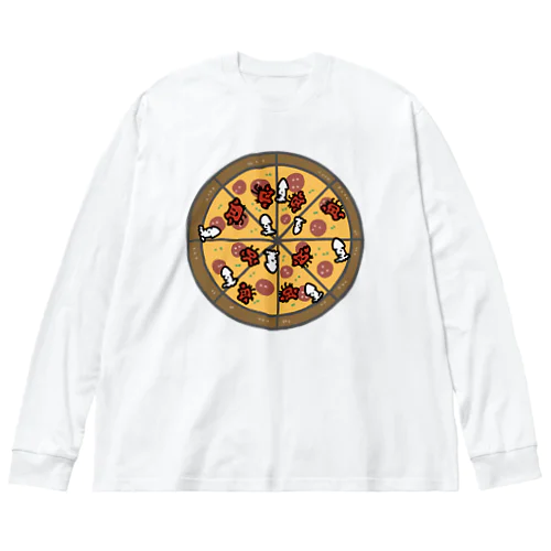 ほらをた娘 くぁに＆いくぁ PIZZA Big Long Sleeve T-Shirt