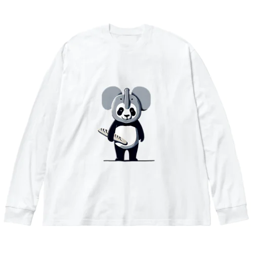 フランスパンダ Big Long Sleeve T-Shirt