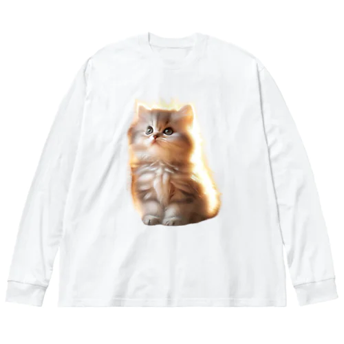猫 Big Long Sleeve T-Shirt