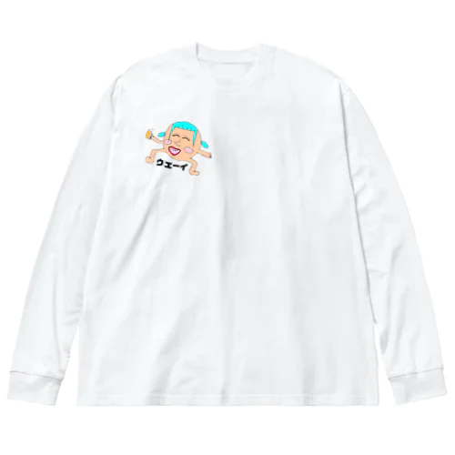 ぽんころちゃんの世界 ビッグシルエットロングスリーブTシャツ