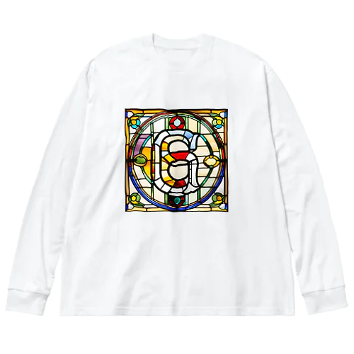 stained glass G ビッグシルエットロングスリーブTシャツ