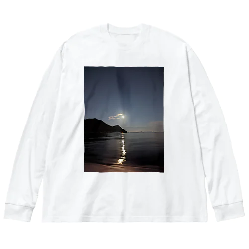 月夜と海 Big Long Sleeve T-Shirt