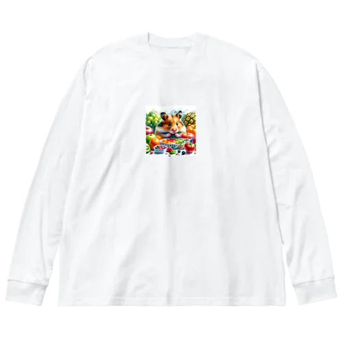 ピースケのおいしい発見 Big Long Sleeve T-Shirt