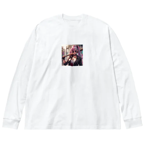 スタイリッシュガール Big Long Sleeve T-Shirt