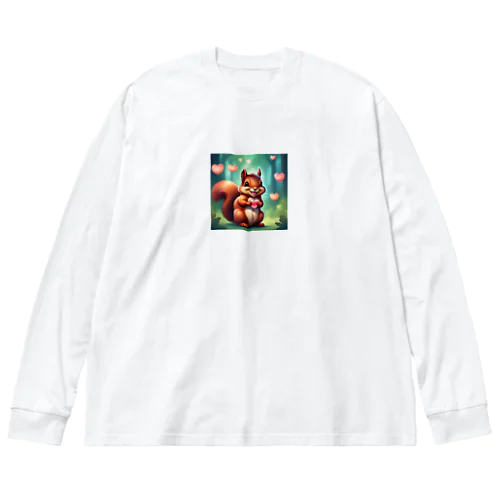 かわいいリスさんワールド Big Long Sleeve T-Shirt