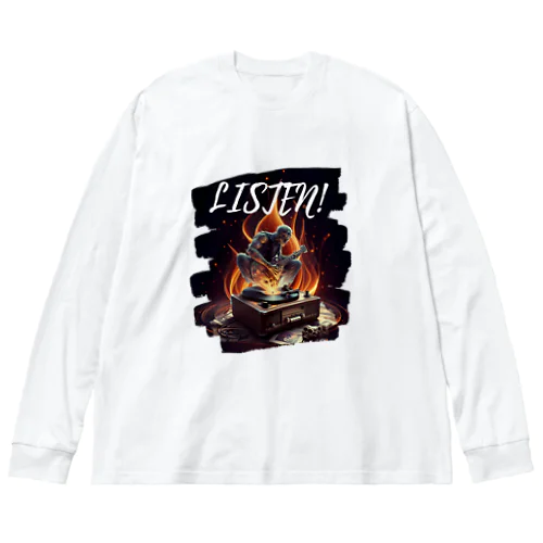 レコードプレイヤー Big Long Sleeve T-Shirt