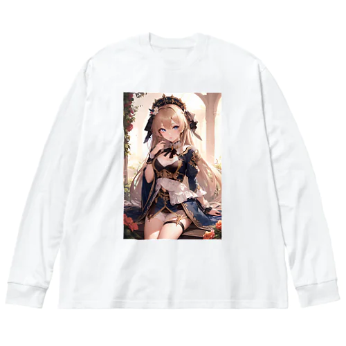 幻想的な女性 Big Long Sleeve T-Shirt