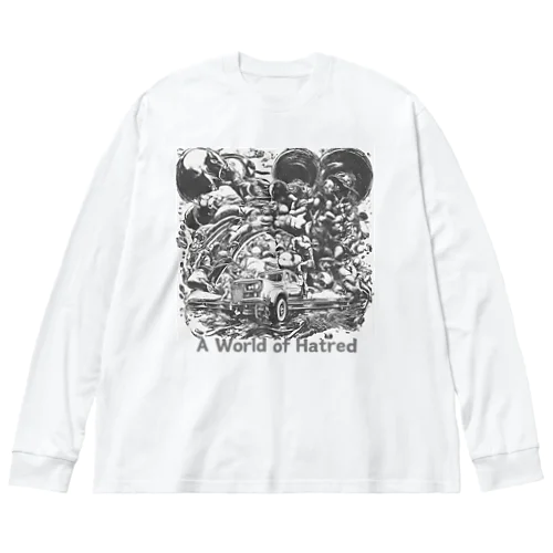 A World of Hatred ビッグシルエットロングスリーブTシャツ