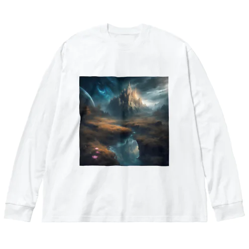 神秘的な空間 Big Long Sleeve T-Shirt