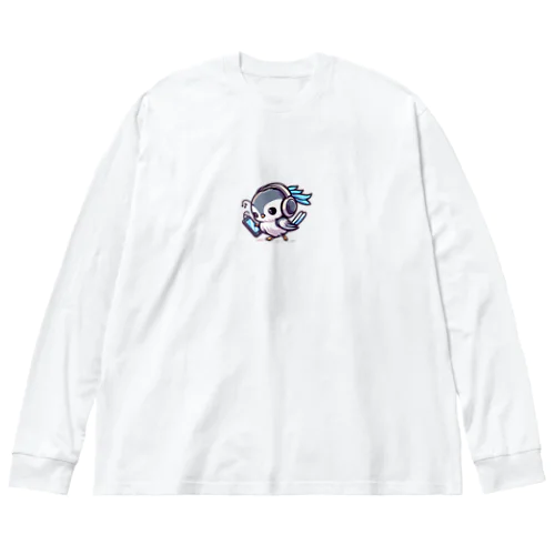 シマエナガ ビッグシルエットロングスリーブTシャツ