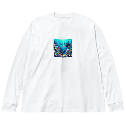 海中のパラダイス Big Long Sleeve T-Shirt