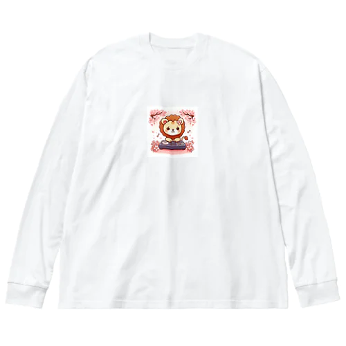 ライオンDJ ビッグシルエットロングスリーブTシャツ