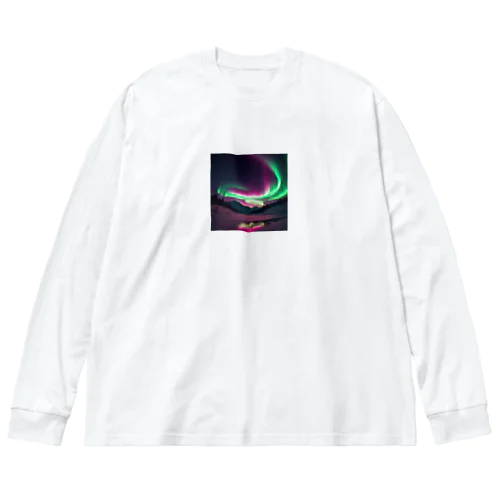 オーロラ Big Long Sleeve T-Shirt