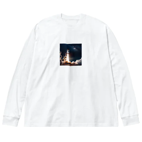 宇宙へ発進 Big Long Sleeve T-Shirt