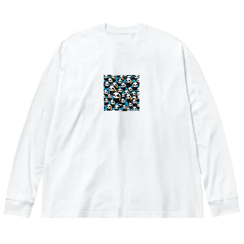 パンダの軍団 Big Long Sleeve T-Shirt