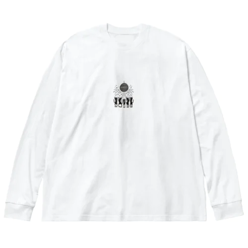 フロア猫 Big Long Sleeve T-Shirt