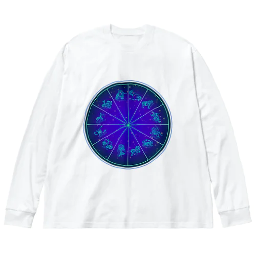 12星座羅針盤 Big Long Sleeve T-Shirt