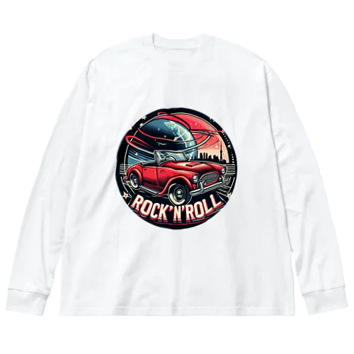 オープンカー ビッグシルエットロングスリーブTシャツ