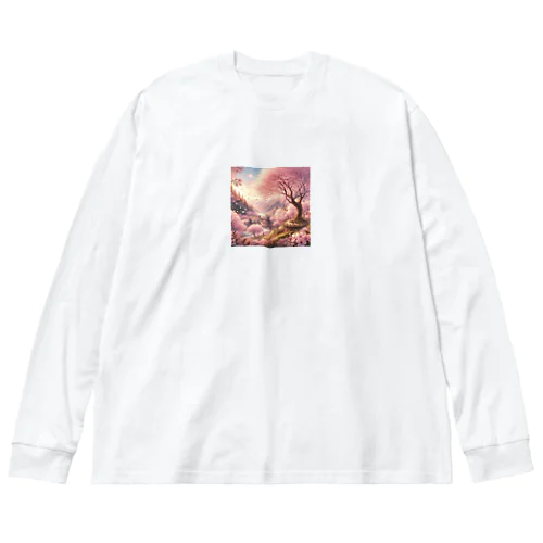 春爛漫 Big Long Sleeve T-Shirt