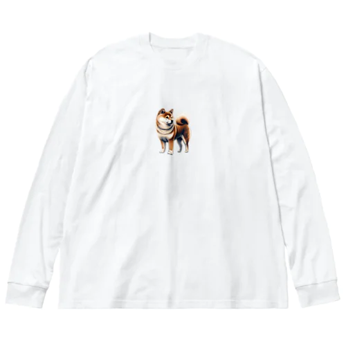 よくいる犬 ビッグシルエットロングスリーブTシャツ