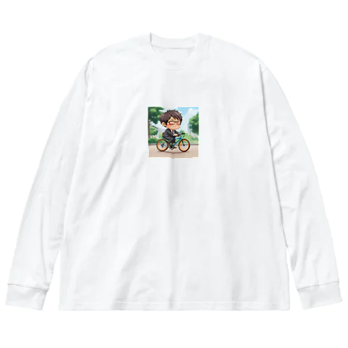 自転車通勤＠サラリーマン Big Long Sleeve T-Shirt