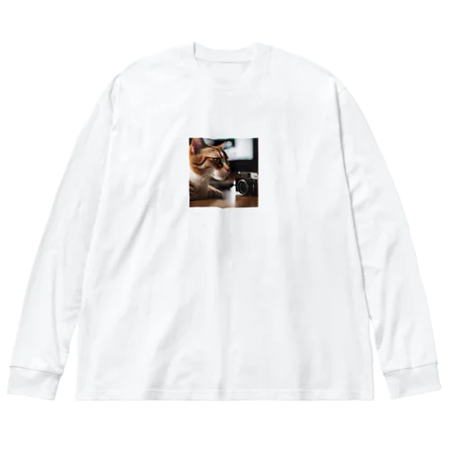 猫ちゃん　v8 Big Long Sleeve T-Shirt