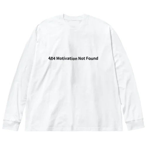 404 not found ビッグシルエットロングスリーブTシャツ