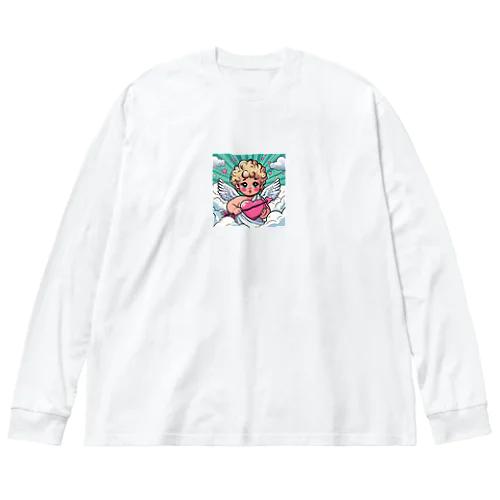 かわい天使 ビッグシルエットロングスリーブTシャツ