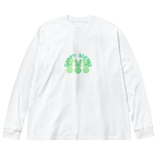 ハッピーイースター ビッグシルエットロングスリーブTシャツ