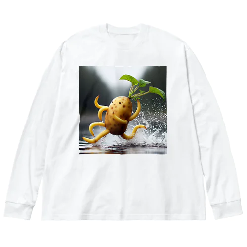 走れ子ジャガ Big Long Sleeve T-Shirt