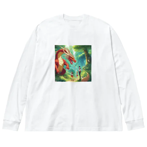 Doragon５ ビッグシルエットロングスリーブTシャツ