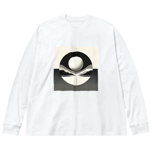 モノクロームの静寂 Big Long Sleeve T-Shirt