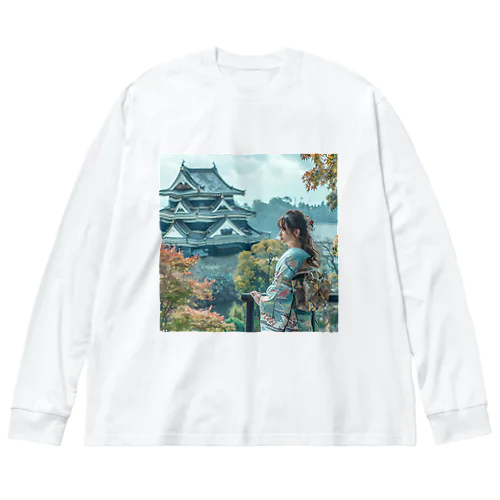 岐阜城から平和をもたらす姫 アメジスト 2846 Big Long Sleeve T-Shirt