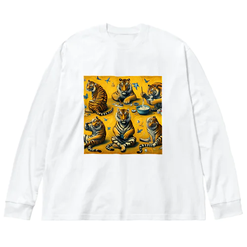 虎の詰め合わせ Big Long Sleeve T-Shirt