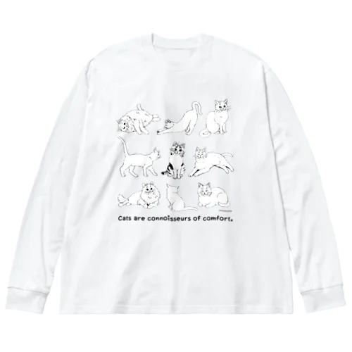 にゃん絵。 Big Long Sleeve T-Shirt