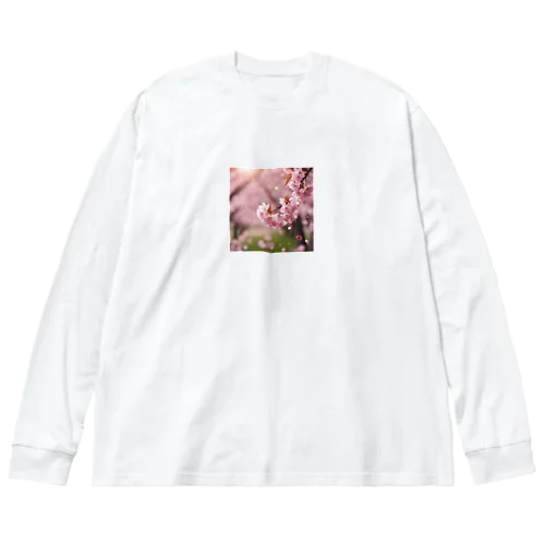 桜12 ビッグシルエットロングスリーブTシャツ