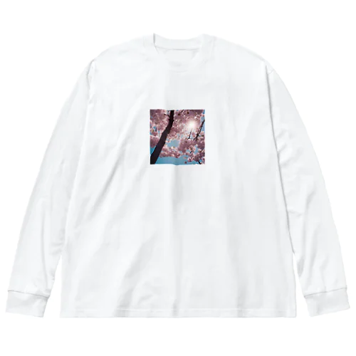 桜13 ビッグシルエットロングスリーブTシャツ