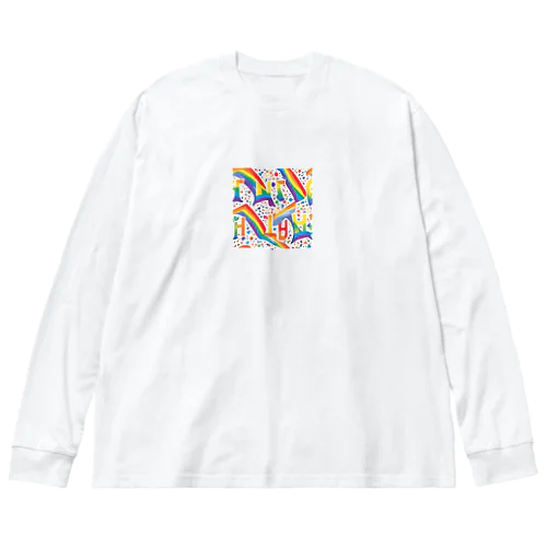 レインボーフラッグ Big Long Sleeve T-Shirt