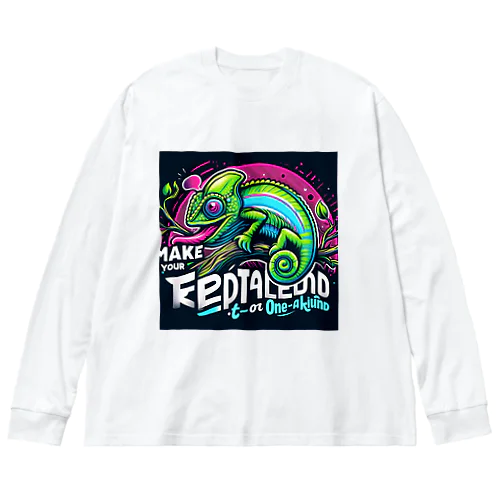 新種のカメレオン Big Long Sleeve T-Shirt