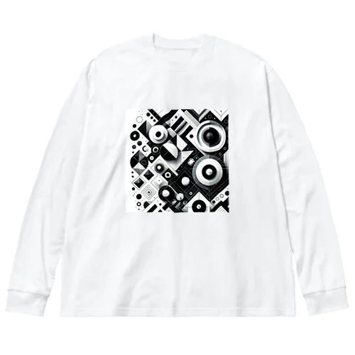 抽象的で洗練された幾何学 Big Long Sleeve T-Shirt