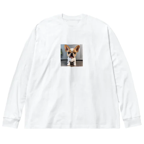 頭でっかちなワン子 Big Long Sleeve T-Shirt