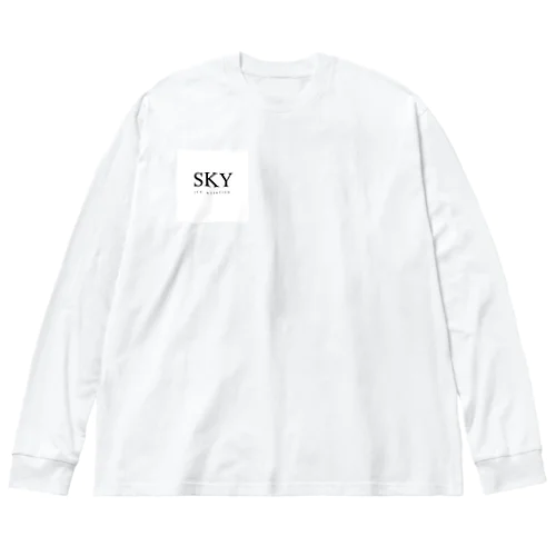SKY 偽物 Big Long Sleeve T-Shirt