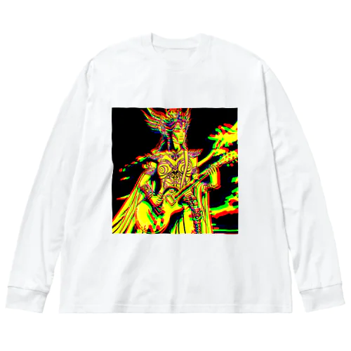 神功皇后とロック「Empress Jingu and Rock」 Big Long Sleeve T-Shirt