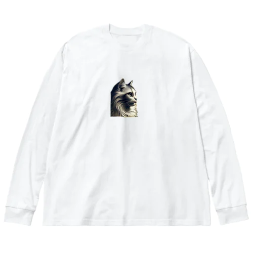 仮）ネコしゃん Big Long Sleeve T-Shirt