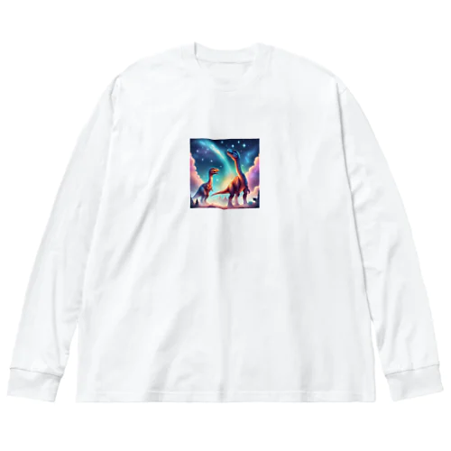 恐竜の星 Big Long Sleeve T-Shirt